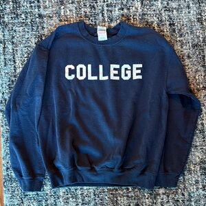 Iconic Animal House Navy Blue College Sweatshirt